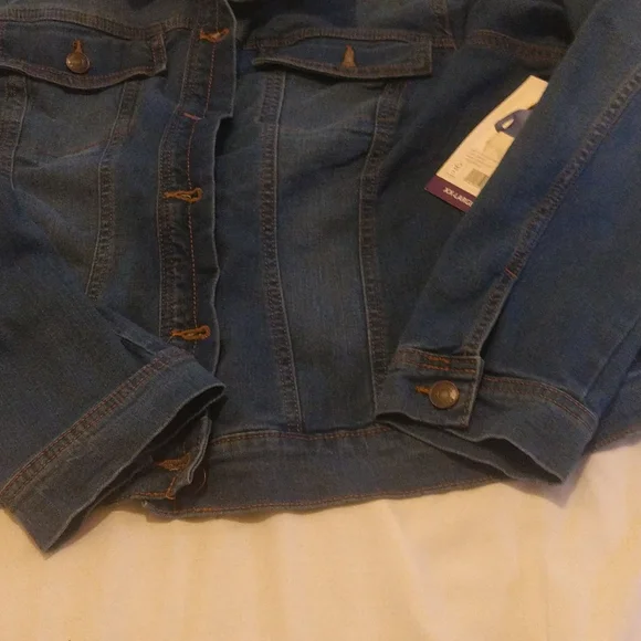 NWT Social Standard by Sanctuary Women's Jean Jacket Size:XXL - Picture 11 of 11